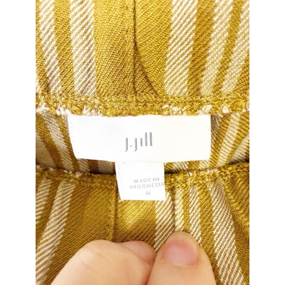 SALE- J Jill Women's Linen Blend Shorts Elastic Waist Relaxed Fit Lagenlook M - Picture 5 of 9